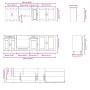 Mueble de cocina Kalmar blanco 8 piezas madera contrachapada de , Armarios de cocina - Ref: Foro24-3314841, Precio: 599,72 €,...