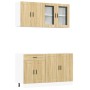 Mueble cocina Kalmar roble sonoma 4 pzas madera contrachapada de , Armarios de cocina - Ref: Foro24-3314874, Precio: 305,97 €...