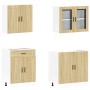 Mueble cocina Kalmar roble sonoma 4 pzas madera contrachapada de , Armarios de cocina - Ref: Foro24-3314874, Precio: 305,97 €...