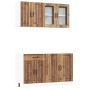 Mueble cocina Kalmar madera vieja 4 pzas madera contrachapada de , Armarios de cocina - Ref: Foro24-3314869, Precio: 306,14 €...