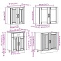Mueble cocina Kalmar madera vieja 4 pzas madera contrachapada de , Armarios de cocina - Ref: Foro24-3314869, Precio: 306,14 €...