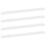 Estantes de pared 4 unidades blanco 100x9x3 cm en Estanterías | Comprar online en Foru.es
