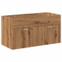 Juego de muebles baño 4 piezas madera ingeniería roble artisan de , Muebles de baño - Ref: Foro24-3328602, Precio: 289,47 €, ...