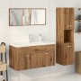 Juego de muebles baño 4 piezas madera ingeniería roble artisan de , Muebles de baño - Ref: Foro24-3328600, Precio: 345,60 €, ...