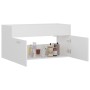 Armario para lavabo madera contrachapada blanco 90x38,5x46 cm de vidaXL, Muebles de baño - Ref: Foro24-804665, Precio: 34,07 ...