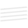 Estantes de pared 4 unidades blanco 115x9x3 cm en Estanterías | Comprar online en Foru.es
