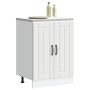 Mueble bajo fregadero Lucca madera contrachapada blanca de , Armarios de cocina - Ref: Foro24-853677, Precio: 76,88 €, Descue...