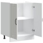 Mueble bajo fregadero Lucca madera contrachapada blanca de , Armarios de cocina - Ref: Foro24-853677, Precio: 76,88 €, Descue...