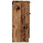 Aparador madera de ingeniería madera envejecida 30x30x70 cm de , Aparadores - Ref: Foro24-856951, Precio: 56,43 €, Descuento: %