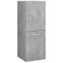 Armario de baño madera contrachapada gris hormigón 30x30x80 cm de vidaXL, Muebles de baño - Ref: Foro24-804992, Precio: 41,82...