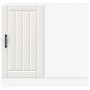Mueble bajo fregadero Lucca madera contrachapada blanca de , Armarios de cocina - Ref: Foro24-854308, Precio: 86,53 €, Descue...