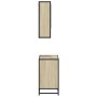 Set de muebles de baño 2 pzas madera contrachapada roble Sonoma de , Muebles de baño - Ref: Foro24-3300941, Precio: 154,40 €,...