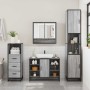 Set de muebles de baño 3 pzas madera contrachapada gris sonoma de , Muebles de baño - Ref: Foro24-3301063, Precio: 243,36 €, ...