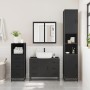 Juego de muebles de baño 3 pzas madera contrachapada negro de , Muebles de baño - Ref: Foro24-3301080, Precio: 343,42 €, Desc...