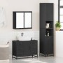 Juego de muebles de baño 3 pzas madera contrachapada negro de , Muebles de baño - Ref: Foro24-3301080, Precio: 343,42 €, Desc...