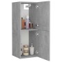 Armario de baño madera contrachapada gris hormigón 30x30x80 cm de vidaXL, Muebles de baño - Ref: Foro24-804992, Precio: 41,82...
