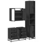 Juego de muebles de baño 3 pzas madera contrachapada negro de , Muebles de baño - Ref: Foro24-3301080, Precio: 343,42 €, Desc...