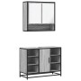 Set de muebles de baño 2 pzas madera contrachapada gris sonoma de , Muebles de baño - Ref: Foro24-3300943, Precio: 153,34 €, ...