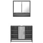 Set de muebles de baño 2 pzas madera contrachapada gris sonoma de , Muebles de baño - Ref: Foro24-3300943, Precio: 153,34 €, ...