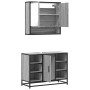 Set de muebles de baño 2 pzas madera contrachapada gris sonoma de , Muebles de baño - Ref: Foro24-3300943, Precio: 153,34 €, ...