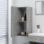 Armario de baño madera contrachapada gris hormigón 30x30x80 cm de vidaXL, Muebles de baño - Ref: Foro24-804992, Precio: 41,82...