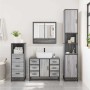 Set de muebles de baño 3 pzas madera contrachapada gris sonoma de , Muebles de baño - Ref: Foro24-3301113, Precio: 350,45 €, ...