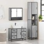 Set de muebles de baño 3 pzas madera contrachapada gris sonoma de , Muebles de baño - Ref: Foro24-3301113, Precio: 350,45 €, ...