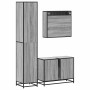 Set de muebles de baño 3 pzas madera contrachapada gris sonoma de , Muebles de baño - Ref: Foro24-3301113, Precio: 350,45 €, ...