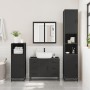 Juego de muebles de baño 3 pzas madera contrachapada negro de , Muebles de baño - Ref: Foro24-3300960, Precio: 268,63 €, Desc...