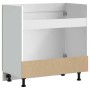 Mueble bajo para fregadero Lucca madera artesanal de roble de , Armarios de cocina - Ref: Foro24-853696, Precio: 87,57 €, Des...