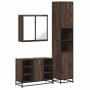 Set de muebles baño 3 pzas madera contrachapada roble marrón de , Muebles de baño - Ref: Foro24-3301094, Precio: 267,70 €, De...