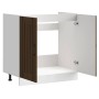 Panel para lavavajillas Lucca madera contrachapada roble marrón de , Armarios de cocina - Ref: Foro24-853694, Precio: 79,97 €...