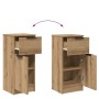 Aparador madera de ingeniería roble artisian 30x30x70 cm de , Aparadores - Ref: Foro24-856953, Precio: 56,27 €, Descuento: %