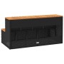 Escalón bañera hidromasaje negro 100x50x50,5 cm ratán sintético de , Accesorios para piscinas y spa - Ref: Foro24-4103944, Pr...