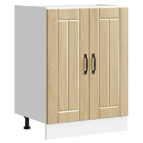 Mueble bajo fregadero Lucca madera contrachapada roble sonoma de , Armarios de cocina - Ref: Foro24-853680, Precio: 80,60 €, ...