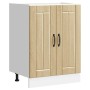 Mueble bajo fregadero Lucca madera contrachapada roble sonoma de , Armarios de cocina - Ref: Foro24-853680, Precio: 80,60 €, ...