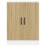 Mueble bajo fregadero Lucca madera contrachapada roble sonoma de , Armarios de cocina - Ref: Foro24-853680, Precio: 80,60 €, ...