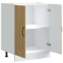 Mueble bajo fregadero Lucca madera contrachapada roble sonoma de , Armarios de cocina - Ref: Foro24-853680, Precio: 80,60 €, ...
