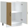 Mueble bajo fregadero Lucca madera contrachapada roble sonoma de , Armarios de cocina - Ref: Foro24-853680, Precio: 80,60 €, ...