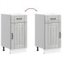 Mueble bajo de cocina Lucca madera contrachapada gris sonoma de , Armarios de cocina - Ref: Foro24-853713, Precio: 76,85 €, D...