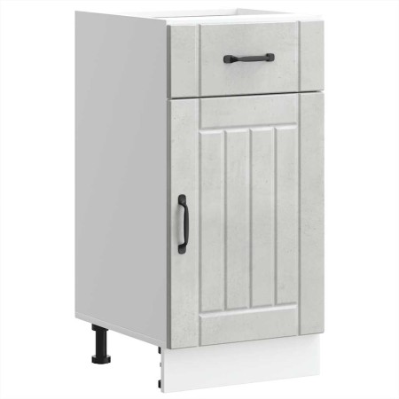 Mueble bajo de cocina Lucca madera contrachapada gris cemento de , Armarios de cocina - Ref: Foro24-853711, Precio: 78,92 €, ...