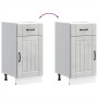 Mueble bajo de cocina Lucca madera contrachapada gris cemento de , Armarios de cocina - Ref: Foro24-853711, Precio: 78,92 €, ...