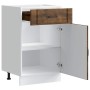 Mueble bajo de cocina Lucca roble marrón de , Armarios de cocina - Ref: Foro24-853724, Precio: 88,85 €, Descuento: %