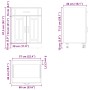 Mueble bajo de cocina Lucca roble ahumado de , Armarios de cocina - Ref: Foro24-853732, Precio: 90,70 €, Descuento: %