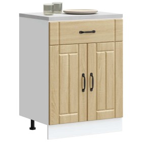 Mueble bajo de cocina Lucca roble sonoma de , Armarios de cocina - Ref: Foro24-853730, Precio: 90,74 €, Descuento: %