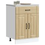 Mueble bajo de cocina Lucca roble sonoma de , Armarios de cocina - Ref: Foro24-853730, Precio: 90,74 €, Descuento: %