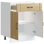 Mueble bajo de cocina Lucca roble sonoma de , Armarios de cocina - Ref: Foro24-853730, Precio: 90,74 €, Descuento: %