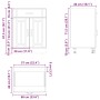 Mueble bajo de cocina Lucca roble sonoma de , Armarios de cocina - Ref: Foro24-853730, Precio: 90,74 €, Descuento: %