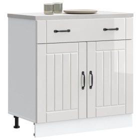 Mueble bajo de cocina Lucca blanca de alto brillo de , Armarios de cocina - Ref: Foro24-853739, Precio: 116,04 €, Descuento: %