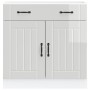 Mueble bajo de cocina Lucca blanca de alto brillo de , Armarios de cocina - Ref: Foro24-853739, Precio: 116,04 €, Descuento: %
